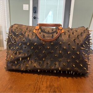 Louis Vuitton Speedy 40 Brown Spiked